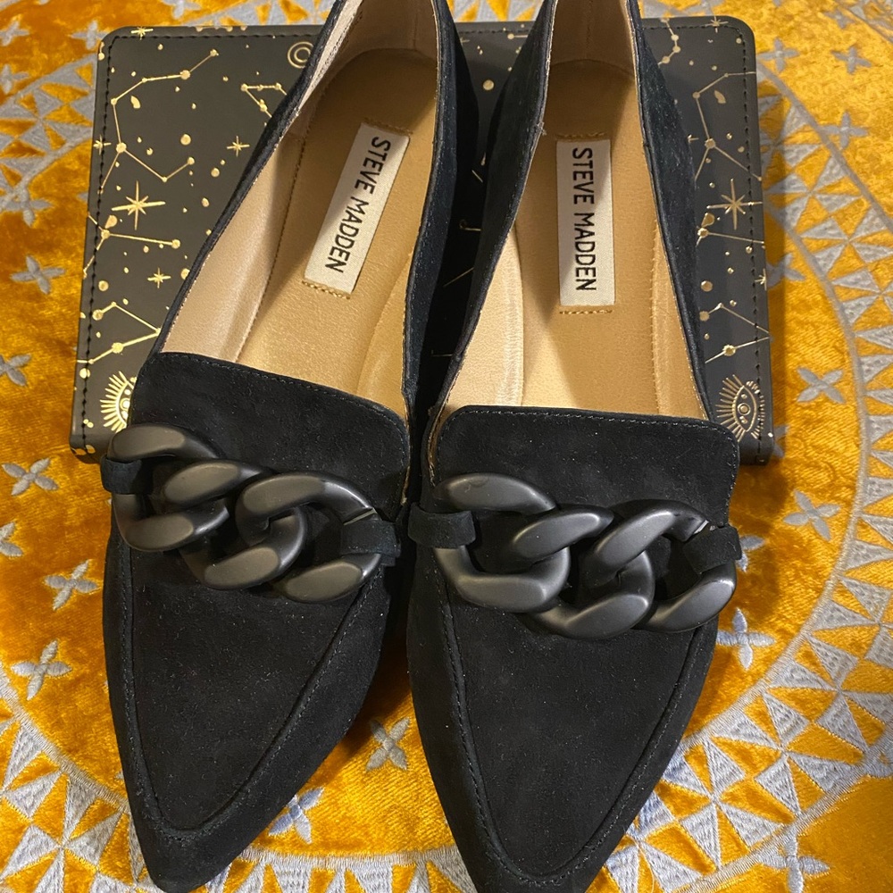 Steve Madden Black Women's Loafers